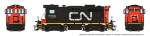 1108506 - Rapido - HO CN SWEEP (DCC/Sound): CN - Large Noodle: #7106