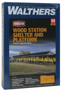 933-3188 - Walthers Cornerstone HO Wood Station Shed & Platform 933-3188 - Walthers Cornerstone HO Wood Station Shed & Platform