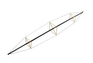 Walthers Cornerstone 933-2955 HO Scale Support Trusses for Guywires, Piping Kit