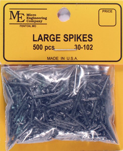 30-102 Micro Engineering Large Spikes 500 pieces 30-102 Micro Engineering Large Spikes 500 pieces