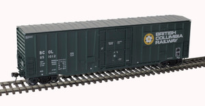 20 006 078 Atlas HO NSC 50' 5277 Plug Door Box Car, British Columbia Railway (Green/White/Yellow), Road # 851028 20 006 078 Atlas HO NSC 50' 5277 Plug Door Box Car, British Columbia Railway (Green/White/Yellow), Road # 851028