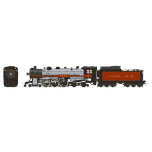 601512 - Rapido HO H1a 4-6-4 Hudson (DC/DCC/Sound): CPR - Beaver Shield: #2806 601512 - Rapido HO H1a 4-6-4 Hudson (DC/DCC/Sound): CPR - Beaver Shield: #2806