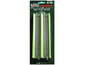 20-456 - Kato N Double Track Plate Girder Bridge 186 mm (7 5/16”) light green 20-456 - Kato N Double Track Plate Girder Bridge 186 mm (7 5/16”) light green