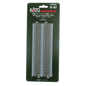 20-457 - Kato N Double Track Plate Girder Bridge 186 mm (7 5/16”) Gray 20-457 - Kato N Double Track Plate Girder Bridge 186 mm (7 5/16”) Gray
