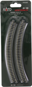 20-100 - Kato N Curved Track R9 3/4-45 degree 20-100 - Kato N Curved Track R9 3/4-45 degree