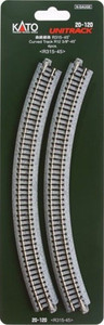 20-120 - Kato N Curved Track R12 3/8”- 45 Degree 20-120 - Kato N Curved Track R12 3/8”- 45 Degree