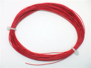 51943 - ESU Super Thin Wire -- .5mm, 36AWG, 10m Roll, Red