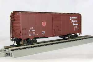 1108E Pacific Western Rail Systems HO 40' Mod AAR Newsprint Boxcar (With News Print Sheild) Canadian Pacific Railway, CP 57890