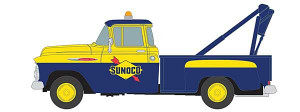 30640 Classic Metal Works Mini Metals HO 1957 Chevrolet Stepside Tow Truck - Assembled -Sunoco (blue, yellow) 30640 Classic Metal Works Mini Metals HO 1957 Chevrolet Stepside Tow Truck - Assembled -Sunoco (blue, yellow)