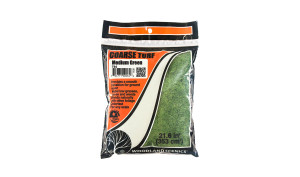 T64 - Woodland Scenics Coarse Turf - Medium Green - Bag T64 - Woodland Scenics Coarse Turf - Medium Green - Bag