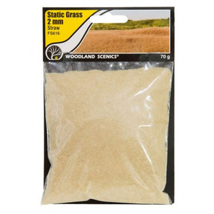 FS624 Woodland Scenics Static Grass STRAW 7mm FS624 Woodland Scenics Static Grass STRAW 7mm