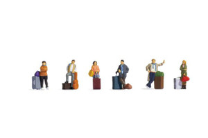 528-36217 Noch HO - Travelers with Luggage -- pkg(6) 528-36217 Noch HO - Travelers with Luggage -- pkg(6)