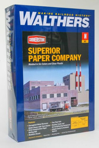 933-3237 - Walthers Cornerstone N Superior Paper Company Kit 933-3237 - Walthers Cornerstone N Superior Paper Company Kit