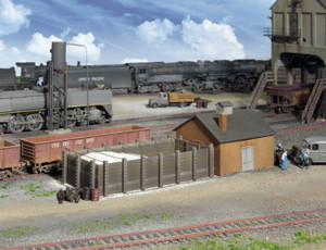 933-3182 Walthers Cornerstone HO - Sanding Towers & Drying House -- Kit 933-3182 Walthers Cornerstone HO - Sanding Towers & Drying House -- Kit