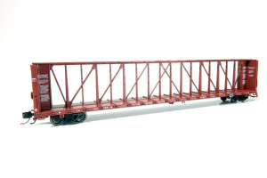 562003A - Rapido N NSC Centerbeam Flatcar: Canadian National - Brown: Single Car 562003A - Rapido N NSC Centerbeam Flatcar: Canadian National - Brown: Single Car