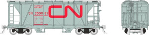 149010 - Rapido HO Enterprise Covered Hopper: CN - MOW Grey: 3-Pack #1 149010 - Rapido HO Enterprise Covered Hopper: CN - MOW Grey: 3-Pack #1