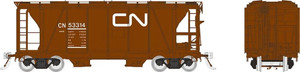149011A - Rapido HO Enterprise Covered Hopper: CN - MOW Red: Single Car #1 149011A - Rapido HO Enterprise Covered Hopper: CN - MOW Red: Single Car #1