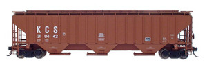 45305-23 - Intermountain Railway Co. 4750 Cubic Foot Rib-Sided 3-Bay Covered Hopper KCS #307943 45305-23 - Intermountain Railway Co. 4750 Cubic Foot Rib-Sided 3-Bay Covered Hopper KCS #307943