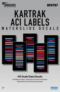 DF0787 - SmokeBox Graphics HO Kartrak ACI Labels Waterslide Decals DF0787 - SmokeBox Graphics HO Kartrak ACI Labels Waterslide Decals