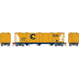 ATHG73613 - Athearn Genesis HO PS-2 2893 3-Bay Covered Hopper, C&O #2063