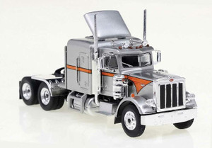 175-85712 -Brekina Automodelle - 1973 Peterbilt 359 Sleeper-Cab Tractor - Assembled -- Metallic Blue, Yellow 175-85712 -Brekina Automodelle - 1973 Peterbilt 359 Sleeper-Cab Tractor - Assembled -- Metallic Blue, Yellow