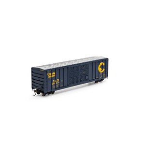 ATH15876 - Athearn HO 50' FMC 5077 Double Door Box, C&O #486220 ATH15876 - Athearn HO 50' FMC 5077 Double Door Box, C&O #486220