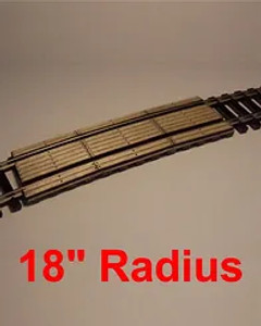 1048 - Osborn Model Kits HO -- 18" Radius Curved Crossing Boards 1048 - Osborn Model Kits HO -- 18" Radius Curved Crossing Boards