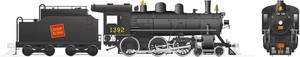 603008 - Rapido Trains Steam HO -- H-6-g (DC/Silent): CNR - Tilted wafer #1392 603008 - Rapido Trains Steam HO -- H-6-g (DC/Silent): CNR - Tilted wafer #1392