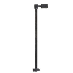 70000203 - Atlas HO Trackside Lighting -- Single Arm Square Light, Black, 15FT, Warm LED [3-PACK]