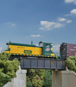 933-4500 - Walthers Cornerstone HO 30' Single-Track Railroad Through Girder Bridge -- Kit 933-4500 - Walthers Cornerstone HO 30' Single-Track Railroad Through Girder Bridge -- Kit