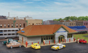 933-3887 - Walthers Cornerstone N Modern Suburban Station -- Kit 933-3887 - Walthers Cornerstone N Modern Suburban Station -- Kit