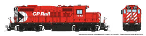 54503 - Rapido Trains HO GP9u (DC/DCC/Sound): CP - Multimark: #1614 54503 - Rapido Trains HO GP9u (DC/DCC/Sound): CP - Multimark: #1614