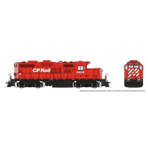 54509 - Rapido Trains HO GP9u (DC/DCC/Sound): CP - No Multimark: #8208 54509 - Rapido Trains HO GP9u (DC/DCC/Sound): CP - No Multimark: #8208