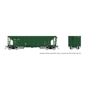 158005A - Rapido Trains HO NSC Ballast Car: BC Rail - Early #2837