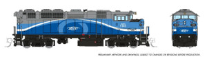 519506 - Rapido Trains N GMDD F59PH (DC/DCC/Sound): AMT Montreal - Large Logo: #1347 519506 - Rapido Trains N GMDD F59PH (DC/DCC/Sound): AMT Montreal - Large Logo: #1347