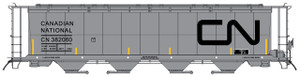 45141-06 - Intermountain Railway Company - HO NSC 4550 Cu. Ft. Cylindrical Covered Hopper - Trough Hatch, Canadian National - Gray w/Black Lettering - #382416 45141-06 - Intermountain Railway Company - HO NSC 4550 Cu. Ft. Cylindrical Covered Hopper - Trough Hatch, Canadian National - Gray w/Black Lettering - #382416