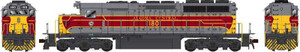 24884 - Bowser HO GMD SD40 Algoma Central Maroon & Gray w/Snow Shields #181 DC 24884 - Bowser HO GMD SD40 Algoma Central Maroon & Gray w/Snow Shields #181 DC