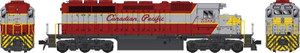 24930 - Bowser HO GMD SD40 CP Grey/Maroon Small Rear #'s No Ditch Lights #5504 DCC W/ Sound