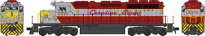 24936 - Bowser HO GMD SD40 CP Grey/Maroon Square Sand Filler No Ditch Lights #5545 DC 24936 - Bowser HO GMD SD40 CP Grey/Maroon Square Sand Filler No Ditch Lights #5545 DC