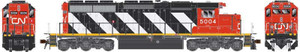 24963 - Bowser HO GMD SD40 CN Sargent Stripe Sch., w/Dynamic Brakes, Snow Shields, Ditch Lights, Single Class Light #5007 DC 24963 - Bowser HO GMD SD40 CN Sargent Stripe Sch., w/Dynamic Brakes, Snow Shields, Ditch Lights, Single Class Light #5007 DC