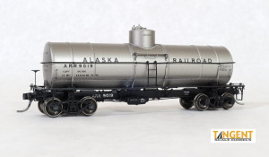 19066-02 - Tangent Scale Models HO ARR “Alaska Railroad” 1955+ GATC General American 1917-design 10000 Gal. Tank Car #9013 19066-02 - Tangent Scale Models HO ARR “Alaska Railroad” 1955+ GATC General American 1917-design 10000 Gal. Tank Car #9013