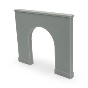 Cecil Scale Models -  HO  Board Formed Concrete Tunnel Portal - Single Track Cecil Scale Models -  HO  Board Formed Concrete Tunnel Portal - Single Track