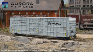 306066 - Aurora Miniatures -- HO Scale Greenbrier 7550 cf 60’ Plate F Boxcar 1st Run - FXE #874692