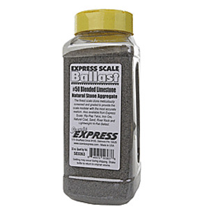SE0363 - Scenic Express Natural Stone Ballast #50 -- Blended - 1 Quart 950mL SE0363 - Scenic Express Natural Stone Ballast #50 -- Blended - 1 Quart 950mL