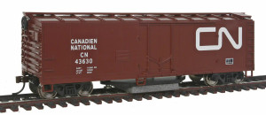 931-1481 - Walthers Trainline HO 40' Plug-Door Track Cleaning Boxcar Canadian National