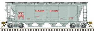 20007153 - Atlas HO Slab Side Covered Hopper Canadian National #113404