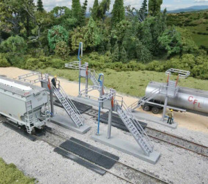 933-4037 - Walthers Cornerstone HO Modern Loading Racks pkg(4) -- Kit 933-4037 - Walthers Cornerstone HO Modern Loading Racks pkg(4) -- Kit