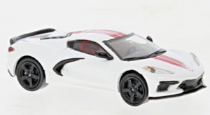 PCX870673 - Premium ClassiXXs HO Chevrolet Corvette C8 Stingray - White/Red PCX870673 - Premium ClassiXXs HO Chevrolet Corvette C8 Stingray - White/Red