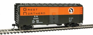 910-1767 - Walthers Mainline HO Great Northern 40' AAR 1948 Box Car #2540