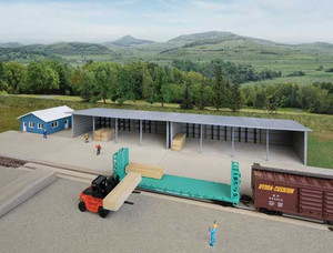 933-3854 - Walthers Cornerstone N Scale - Modern Lumber Transload 933-3854 - Walthers Cornerstone N Scale - Modern Lumber Transload